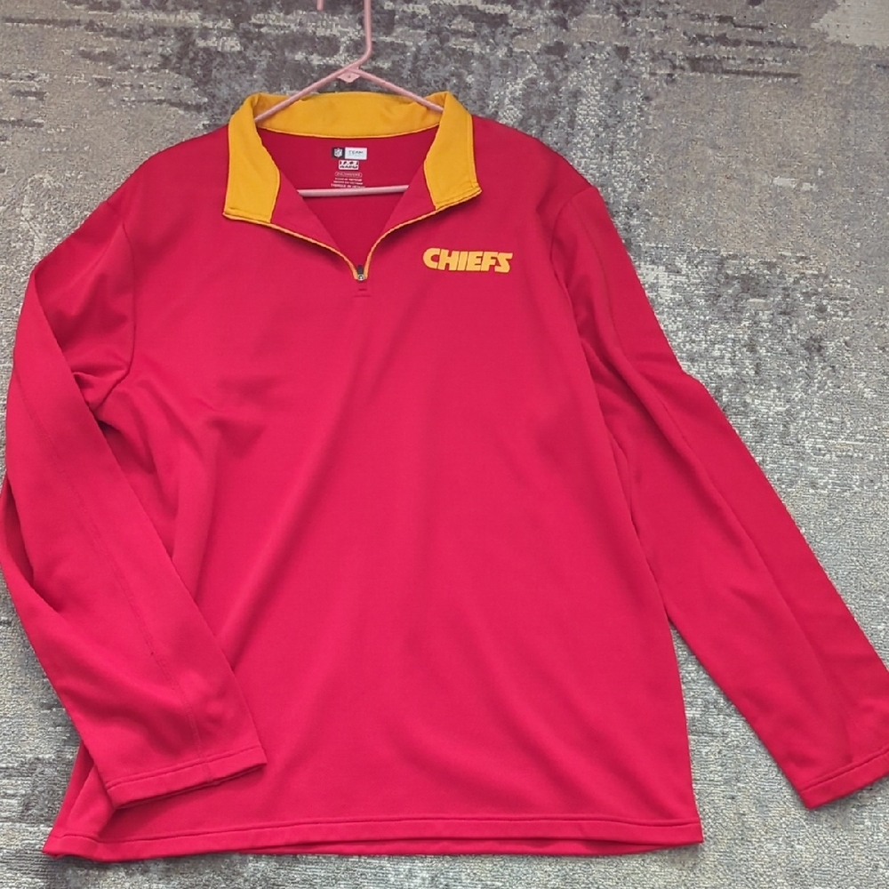 Red and Yellow Chiefs Pullover